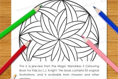 Magic Mandalas 2 Colouring Book - Preview