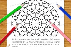 Magic Mandalas 2 Colouring Book - Preview