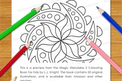 Magic Mandalas 2 Colouring Book - Preview
