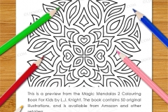 Magic Mandalas 2 Colouring Book - Preview