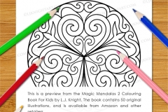 Magic Mandalas 2 Colouring Book - Preview