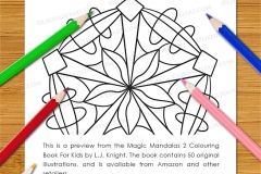 Magic Mandalas 2 Colouring Book - Preview