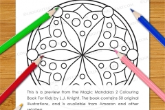 Magic Mandalas 2 Colouring Book - Preview