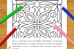 Magic Mandalas 2 Colouring Book - Preview