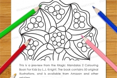 Magic Mandalas 2 Colouring Book - Preview