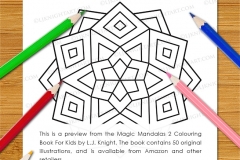 Magic Mandalas 2 Colouring Book - Preview