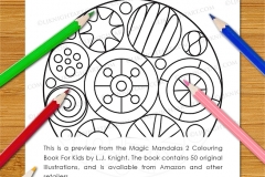 Magic Mandalas 2 Colouring Book - Preview