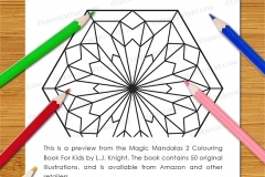 Magic Mandalas 2 Colouring Book - Preview