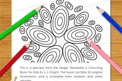 Magic Mandalas 2 Colouring Book - Preview