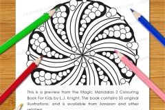 Magic Mandalas 2 Colouring Book - Preview