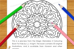 Magic Mandalas 2 Colouring Book - Preview