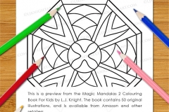 Magic Mandalas 2 Colouring Book - Preview