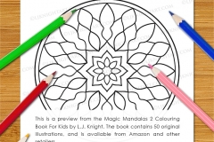 Magic Mandalas 2 Colouring Book - Preview