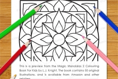 Magic Mandalas 2 Colouring Book - Preview