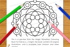 Magic Mandalas Colouring Book - Preview