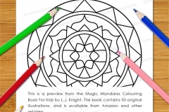 Magic Mandalas Colouring Book - Preview