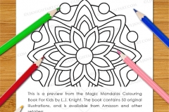 Magic Mandalas Colouring Book - Preview