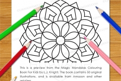 Magic Mandalas Colouring Book - Preview