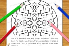 Magic Mandalas Colouring Book - Preview