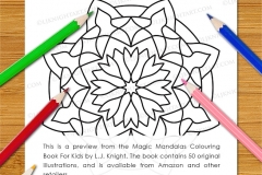 Magic Mandalas Colouring Book - Preview