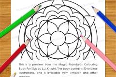 Magic Mandalas Colouring Book - Preview