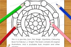 Magic Mandalas Colouring Book - Preview