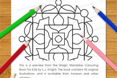 Magic Mandalas Colouring Book - Preview