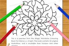 Magic Mandalas Colouring Book - Preview