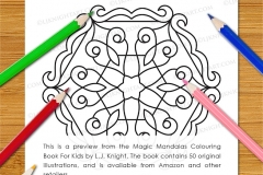 Magic Mandalas Colouring Book - Preview