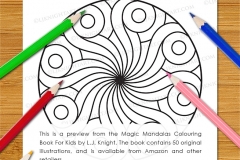 Magic Mandalas Colouring Book - Preview