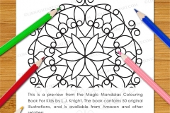 Magic Mandalas Colouring Book - Preview