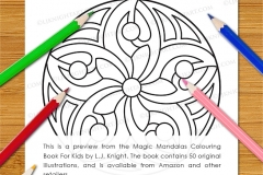 Magic Mandalas Colouring Book - Preview