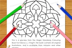 Magic Mandalas Colouring Book - Preview