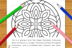 Magic Mandalas Colouring Book - Preview