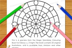 Magic Mandalas Colouring Book - Preview