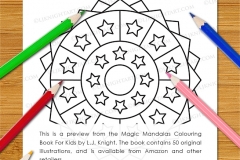 Magic Mandalas Colouring Book - Preview