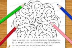 Simple Mandalas Colouring Book - Preview