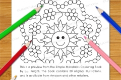 Simple Mandalas Colouring Book - Preview