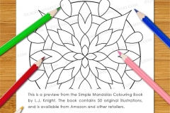 Simple Mandalas Colouring Book - Preview