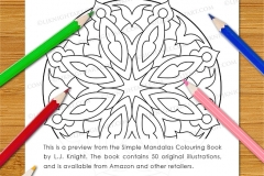 Simple Mandalas Colouring Book - Preview