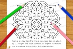 Simple Mandalas Colouring Book - Preview