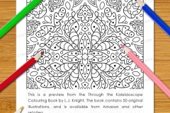 Through the Kaleidoscope Colouring Book - Preview