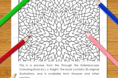 Through the Kaleidoscope Colouring Book - Preview