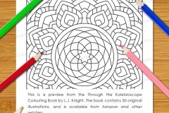 Through the Kaleidoscope Colouring Book - Preview