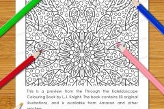 Through the Kaleidoscope Colouring Book - Preview