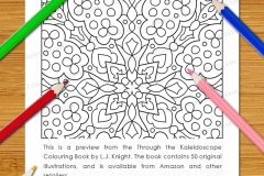 Through the Kaleidoscope Colouring Book - Preview