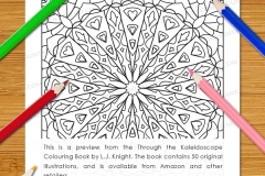 Through the Kaleidoscope Colouring Book - Preview