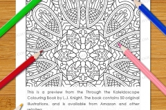 Through the Kaleidoscope Colouring Book - Preview