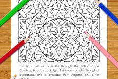 Through the Kaleidoscope Colouring Book - Preview