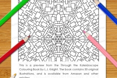 Through the Kaleidoscope Colouring Book - Preview